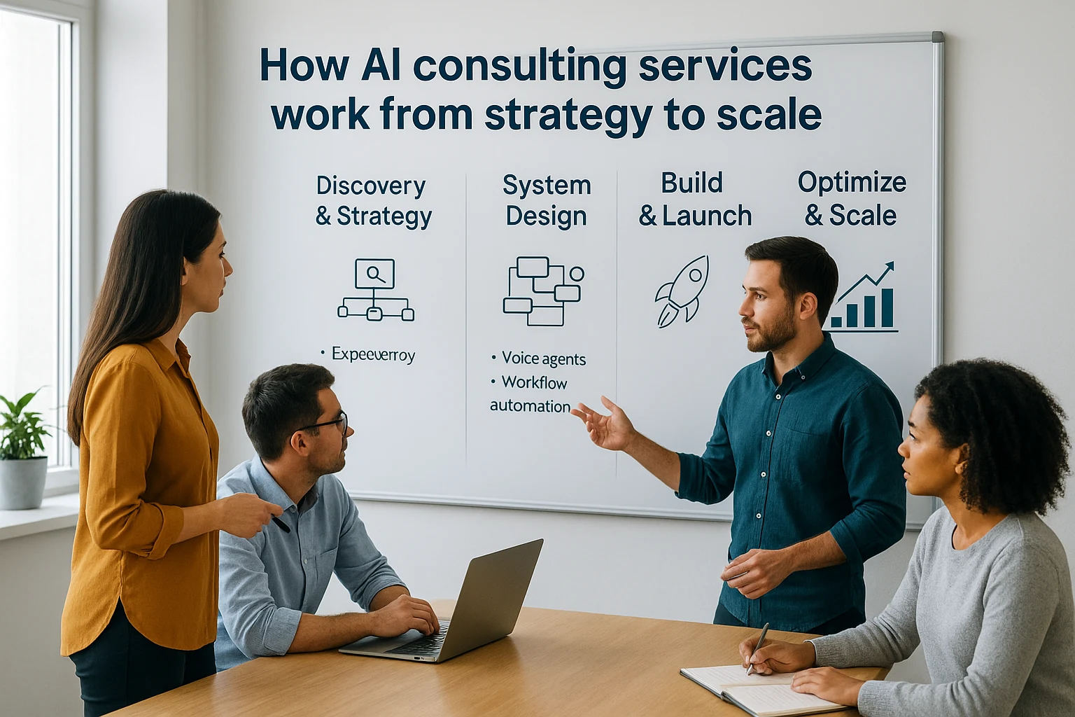 How AI consulting services work from strategy to scale