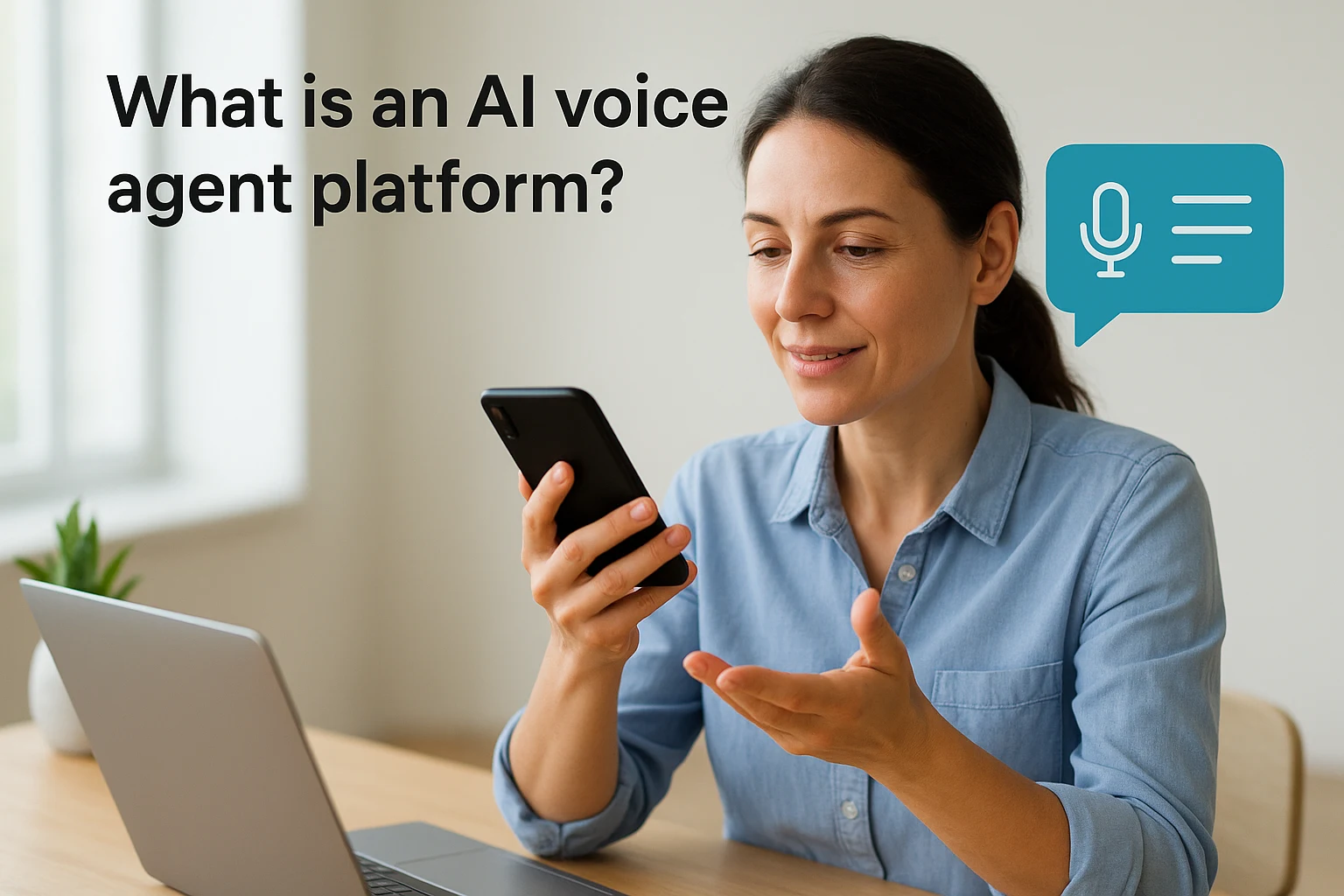 1. What is an AI voice agent platform?