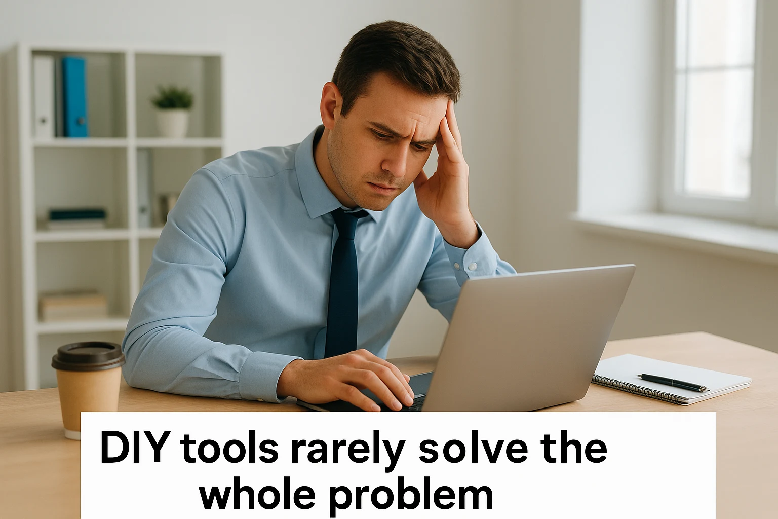 DIY tools rarely solve the whole problem