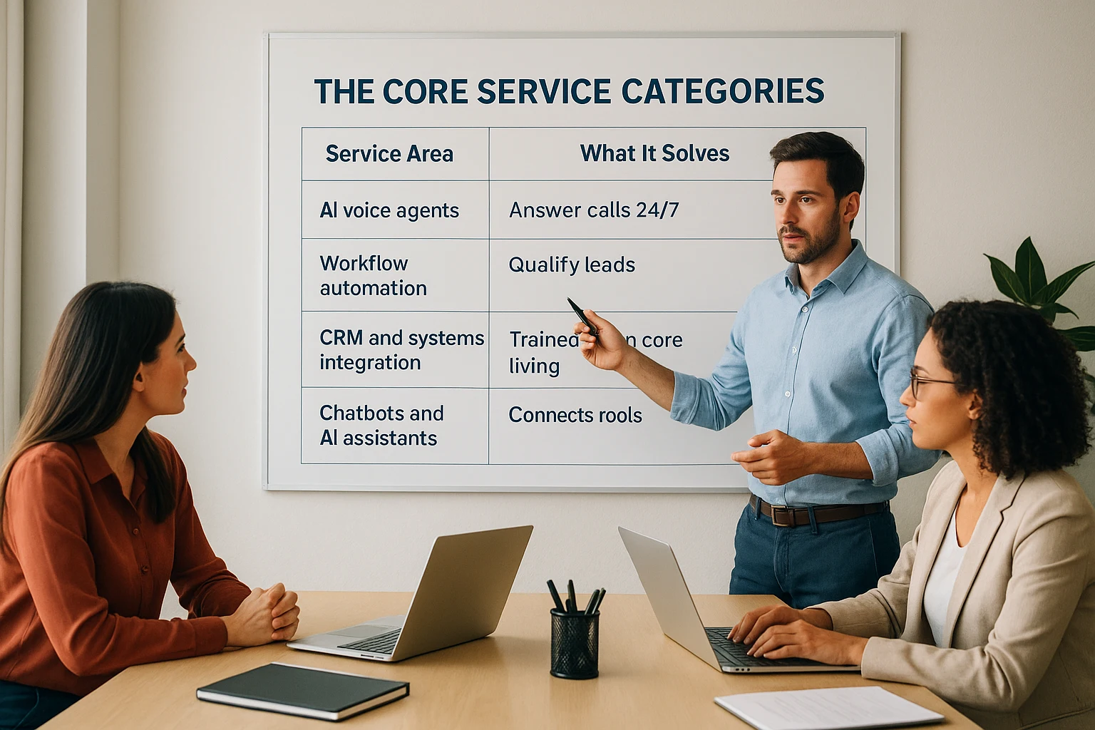 The core service categories